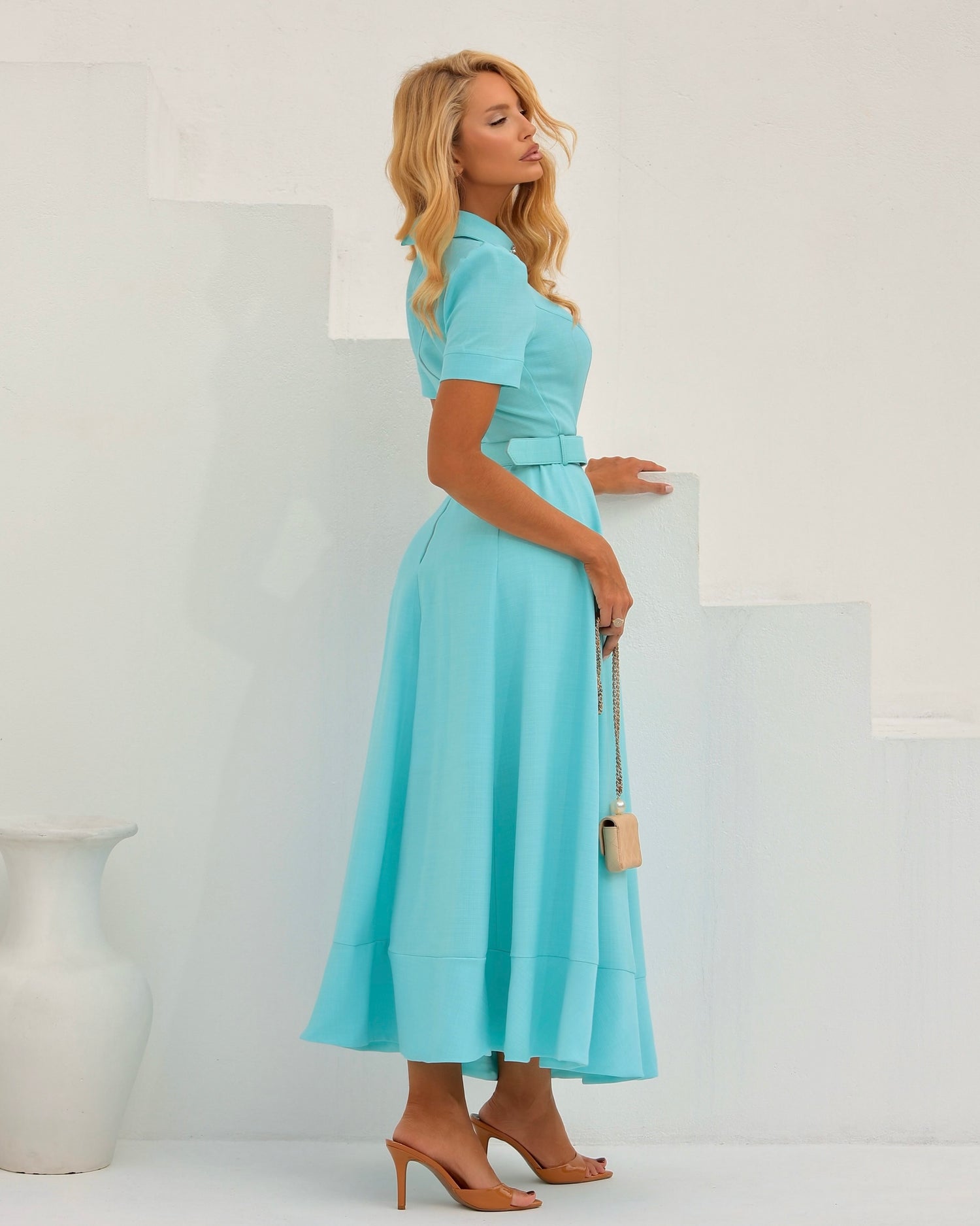 Blue Station Dress