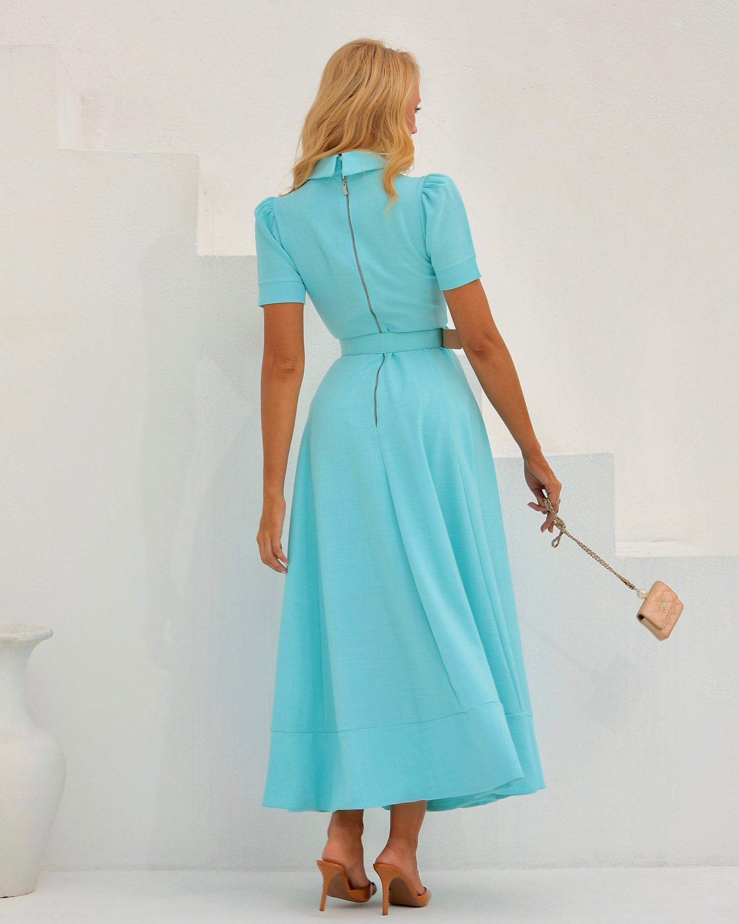 Blue Station Dress