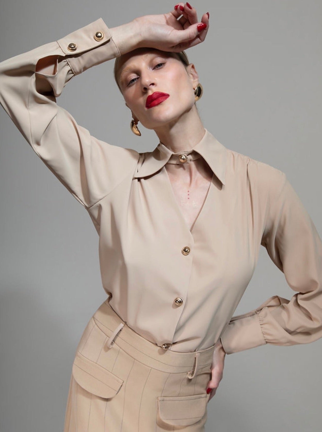 Camisa Valentina Beige